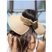 Simplicity Women's UPF 50+ Wide Brim Roll-up Straw Sun Hat in Brown - Sun Visor, One Size - Buy Online on GoSupps.com