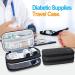 Luxja Insulin Diabetic Bag - Double Layer Insulin Pocket for Blood Sugar Devices & Diabetes Accessories - Black Version - Buy Online on GoSupps.com