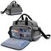 Trunab Medical Supplies Bag, Nurse Bag with Handle and Shoulder Strap for Home Health Care, Hospice Visit, Travel, or Emergency Event, Grey, Bag ONLY