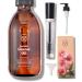 Bionoble Organic Castor Oil 200ml - 100% Pure Natural Cold Pressed - Lashes Eyebrows Body Hair Beard Nails - Vegan and Cruelty Free - Glass Bottle + Pump + Mascara Kit Castor + Mascara Kit 200 ml (Pack of 1)