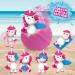 Inkee Surprise Unicorn Beach Ball | Unicorn Bath Bomb with Surprise Figure | Popcorn Aroma | Dermatologically Tested | 1 Piece - Buy Online on GoSupps.com