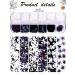 EBANKU Halloween Nail Art Glitter Sequins - Pumpkin Witch Spider Bat Holographic Confetti for Acrylic Nails | 2 Boxes Halloween Party Decor - Buy Online on GoSupps.com