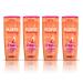 ELSEVE L'Or al Paris Elseve Dream Long Shampoo for Long Hair - Castor Oil - 250 ml - Pack of 4