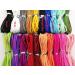 100 Yards 2.6mm Suede Leather Cord String for Necklace, Bracelet, Beading - 20 Bundles, Flat Faux Velvet Cord for DIY Crafts (Color-2) - Buy Online on GoSupps.com