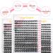 HxyGogo Wispy Cluster Lashes DIY Kit | Natural Look 8-16MM D Curl Individual Lashes | 280 pcs Reusable at Home Fluffy Extensions - Buy Online on GoSupps.com