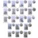 FEIlei 1440Pcs Crystal Flat Back Round Shape Rhinestones Mixed Nail Gems Gemstones Kits - Buy Online on GoSupps.com