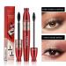 AZLESLOG Black Waterproof Eyeliner and 4D Silk Fiber Mascara Set - Long-Lasting, No Clumping, Natural-Looking Brows, All-Day Wear - Buy Online on GoSupps.com