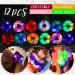 12 Pcs Light Up LED Scrunchies Neon Satin Hair Bands for Women & Girls - Buy Online on GoSupps.com