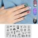 Niceneeded Starry Sky Nail Art Stamp Plates Set - 6 Animal Designs with Stamp & Scraper | Knot Style 2 - Perfect for Creative Nail Art - Buy Online on GoSupps.com