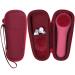 co2CREA Hard Carrying Case Compatible with N graCoola CLIE Sonic Facial Cleansing Brush (Berry)