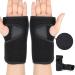 2 Pieces Carpal Tunnel Wrist Braces for Night Wrist Sleep Support Brace Wrist Splint Stabilizer and Hand Brace Cushioned to Help With Carpal Tunnel and Wrist Pain Relief (Breathable Style, Black) Breathable Style Black