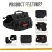 OneTigris Mammoth Dog Backpack 2.0 - Tear-Resistant Camping & Hiking Backpack for Medium/Large Dogs (M Black) - International Shipping Available - Buy Online on GoSupps.com
