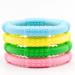Bonbino Teether Rings - 4 Pack Silicone Sensory Teething Rings for Soothing Baby Gum Pain - Multicolor Unisex - Buy Online on GoSupps.com