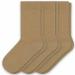 Sugar Free Sox Health & Comfort Womens Diabetic Crew Socks 3 Pack (9-11 Khaki)