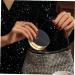 Healvian Two-layers Boxes Refillable Powder Compact Cushion Foundation Puff Makeup Powder Puff Pressed Black - Buy Online on GoSupps.com
