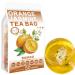 100% Pure Natural Herbal Tea Orange Jasmine Tea Bag 150g/5.29oz (3g*50bags) jasmin de Hong Kong ananas pomme zeste d'orange th vert sans additifs sans OGM