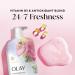 Olay Body Wash for Women Fresh Radiance 24/7 Skin-Loving Freshness Visibly Radiant Plant Based Cleansers Vitamin B3 & Antioxidant Blend For All Skin Types Strawberry & Mint Scent 29 fl oz - Buy Online on GoSupps.com