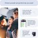 Plegium Smart Pepper Spray 5-in-1 with GPS, Live Tracking, and Emergency Texts - Self Defense Keychain for Women and Men - Bluetooth - Piercing Siren - LED Strobe Light - Black - Buy Online on GoSupps.com