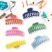 Puniae 12Pcs Big Hair Claw Clips - 4.3 Inch Large Banana Jaw Clips for Women and Girls - Non-slip Matte Hair Accessories with Strong Hold - Buy Online on GoSupps.com