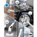 Rechargeable Electric Spin Scrubber - Cordless Cleaning Brush for Bathroom & Tile with 3 Heads & Extension Handle - Buy Online on GoSupps.com