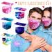 Winfer 50/100 Pack Disposable 3-Layer Colored Face Masks & Scarves for Adults - Breathable Motif Mouth & Nose Protection - Buy Online on GoSupps.com