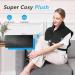 Comfier Large Heating Pad for Neck and Shoulder - Father's Day Gifts - Back Pain Relief - 6 Heating Levels - Full Body Heating Pad - 10 Timing Settings - Black - Buy Online on GoSupps.com