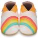 Baby Shoes with Soft Sole - Baby Girl Shoes - Baby Boy Shoes - Leather Toddler Shoes - Baby Walking Shoes 18-24 Months Rainbow