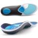 VALSOLE Sports Insoles for Running Shoes Arch Support Inserts to Help Reduce Fatigue Prevent Injuries & Boost Performance for Men & Women All Day Comfort Insole 3D Printed Insoles XS:9.6"/244MM(Men 4-5.5/Women 6-7.5) Blue
