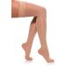 Jomi 152 Compression Thigh Highs - 15-20mmHg Sheer Open Toe - Natural Medium - Made in USA | 1 Pair - Buy Online on GoSupps.com