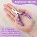 GOLD DEER 3 Flat Nylon Jaw Pliers - Double Nylon Jaw with Purple Handle | Wire Wrapping Tool for Jewelry Making & Beading - Buy Online on GoSupps.com