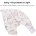 Chilsuessy Winter Baby Sleeping Bag with Feet 2.5 TOG | 100% Cotton Toddler Wearable Blanket | Spring Magpie 70cm/6-18 Months - Buy Online on GoSupps.com