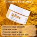 Turmeric Face Clay Mask with Kaolin Clay Vitamin C Clay Mask Deep Cleansing Pore Mask Clay Face Mask Mud Mask for Radiant Skin Oil Balance Face Masks Skincare for Blackhead Blemish & Acne - Buy Online on GoSupps.com