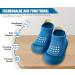 Dookeh Baby Shoes | Non Slip Soft Sole Sneakers for Boys & Girls | 6-9 Months | Blue - Buy Online on GoSupps.com