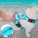 POPOTT Reflective Dog Harness for Large Dogs - Adjustable Soft Padded Vest Without Choke Mint Blue Size L - Buy Online on GoSupps.com
