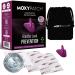 Bladder Leak Prevention Kit - Reuseable Bladder Control Device with 25 Hydrogel Patches - (Device with 25 Adhesive Patches)
