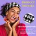 Luinabio Christmas Wide Headbands - 6 Piece Buffalo Plaid Head Wrap Set for Women and Girls - Buy Online on GoSupps.com