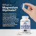 Magnesium Glycinate 400mg per Serving High Absorption Gentle on Stomach Supports Sleep Relaxation Muscle Bone & Immune Health Non-GMO Vegan 180 Capsules - Buy Online on GoSupps.com