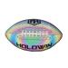 HW HOLOWIN Holographic Luminous Light Up Reflective Football for Night Games & Training, Glowing in The Dark, Great American Football Toy Gifts for Boys, Kids, Men Black Official (Size 9)