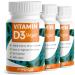 Vitamin D3 Vegan 1000 IE - 1095 tablets - Vitamin D3 optimally high -dose - for immune system bones & teeth - without undesirable additives - laboratory test with certificate - 3x365 tablets 3x 365 tablets