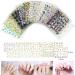 Olakin 50 Leaves 3D Nail Ticker - Self-Adhesive Nail Stickers for DIY Decorations & Nail Art | Over 1800 Pieces Available - Buy Online on GoSupps.com