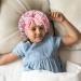 4Pcs Kids Satin Hair Bonnets - Soft Silk Sleeping Caps for Curly Natural Hair - Buy Online on GoSupps.com