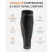 CAMBIVO 2 Pairs Calf Compression Sleeves for Men & Women - Shin Splints Support - XXL Black - Buy Online on GoSupps.com