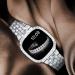 V-MORO Bling Diamond Metal Band with Protective Case for Fitbit Versa 4/Sense 2 - Silver - Buy Online on GoSupps.com