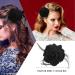 Molain Floral Hair Clip - Large Rose Bow Hairpin for Women & Girls | Fabric Feather Barrette for Stylish Hair Styling | Perfect for Parties - Buy Online on GoSupps.com