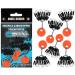 Angel-Berger economy pack rubber stoppers 120 pieces float stoppers line stoppers silicone stoppers