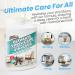 Surf-Pro Ultimate Vinyl Care Solution (850ml / 28.74oz) Concentrated Formula for All Vinyl Flooring Types - No-Rinse Cleaner with Antistatic Agent (1) - Buy Online on GoSupps.com