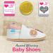 Leather Baby Shoes 12-18 Months - Soft Sole Toddler Shoes for Baby Girl and Boy - Daisies Design - Buy Online on GoSupps.com