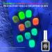LOKFAR 2 Pcs Glow in the Dark Color Changing Neon Gel Nail Polish Set | UV LED Nail Gel Top Coat for DIY Manicure (15ml) - Buy Online on GoSupps.com