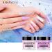 Nail Powder Starter Set | 12 Color Dipping Powder Kit for Home & Salon - Base Top Coat Activator & Brush Included - Buy Online on GoSupps.com