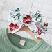Haokaini Toddler Baby Girls Floral Long Sleeve Dress with Bow Detail | Princess Tutu Skirt Set - 3-4 Years - Green - Buy Online on GoSupps.com